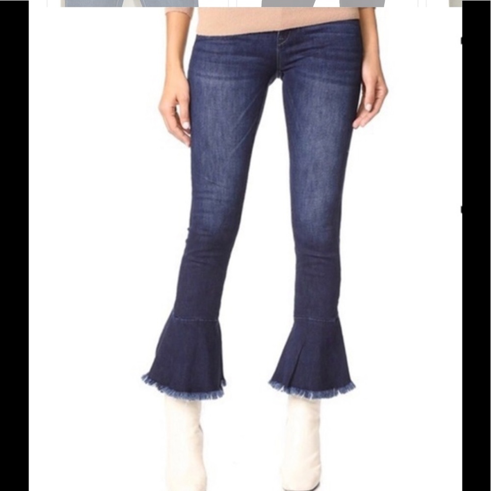 Blank NYC Dark Blue Ankle & Cropped Jeans